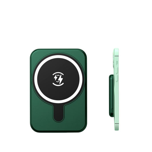 Mini Magnetic Wireless Power Bank (Green)